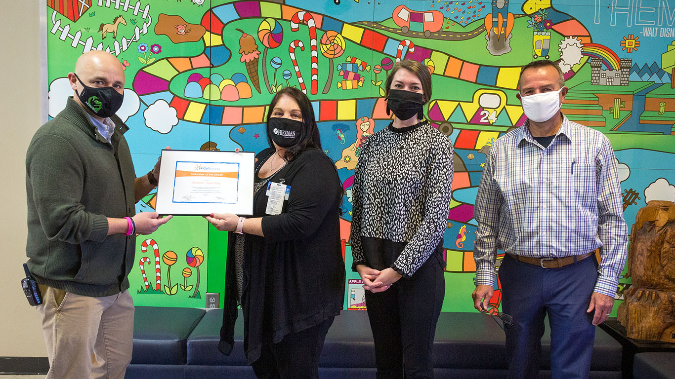 Michelle Taylor-Bay Honored as Volunteer of the Month Michelle Taylor-Bay Honored as Volunteer of the Month