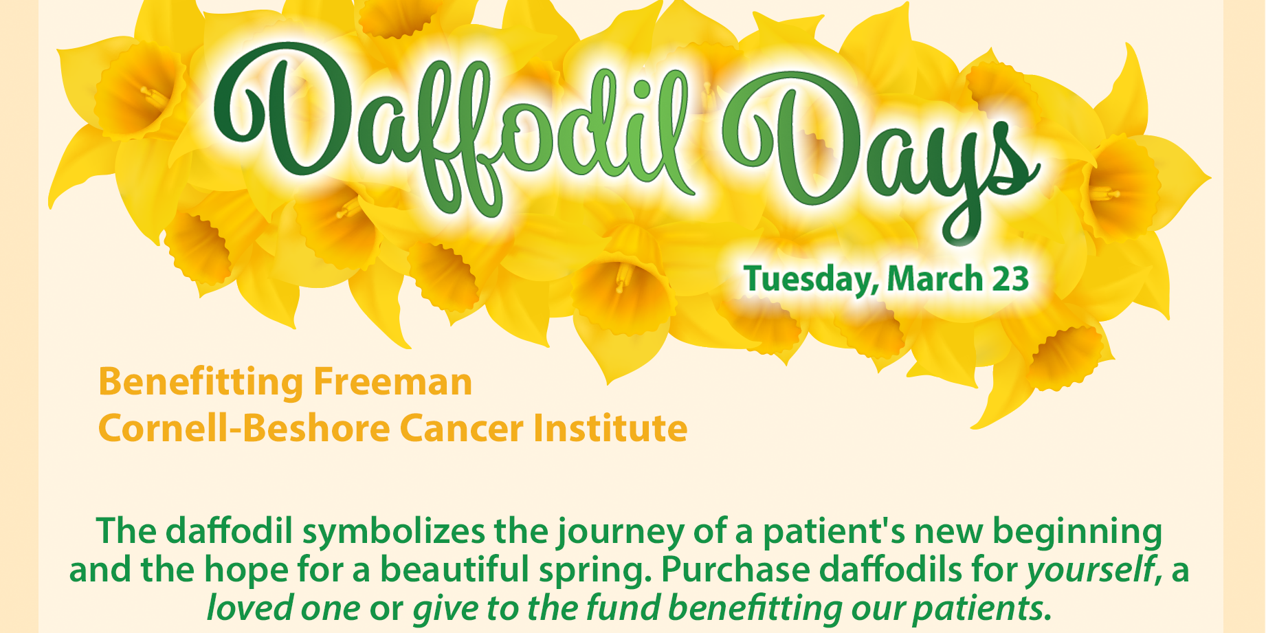 Daffodil Days Cancer Institute 2021 Daffodil Days Cancer Institute 2021