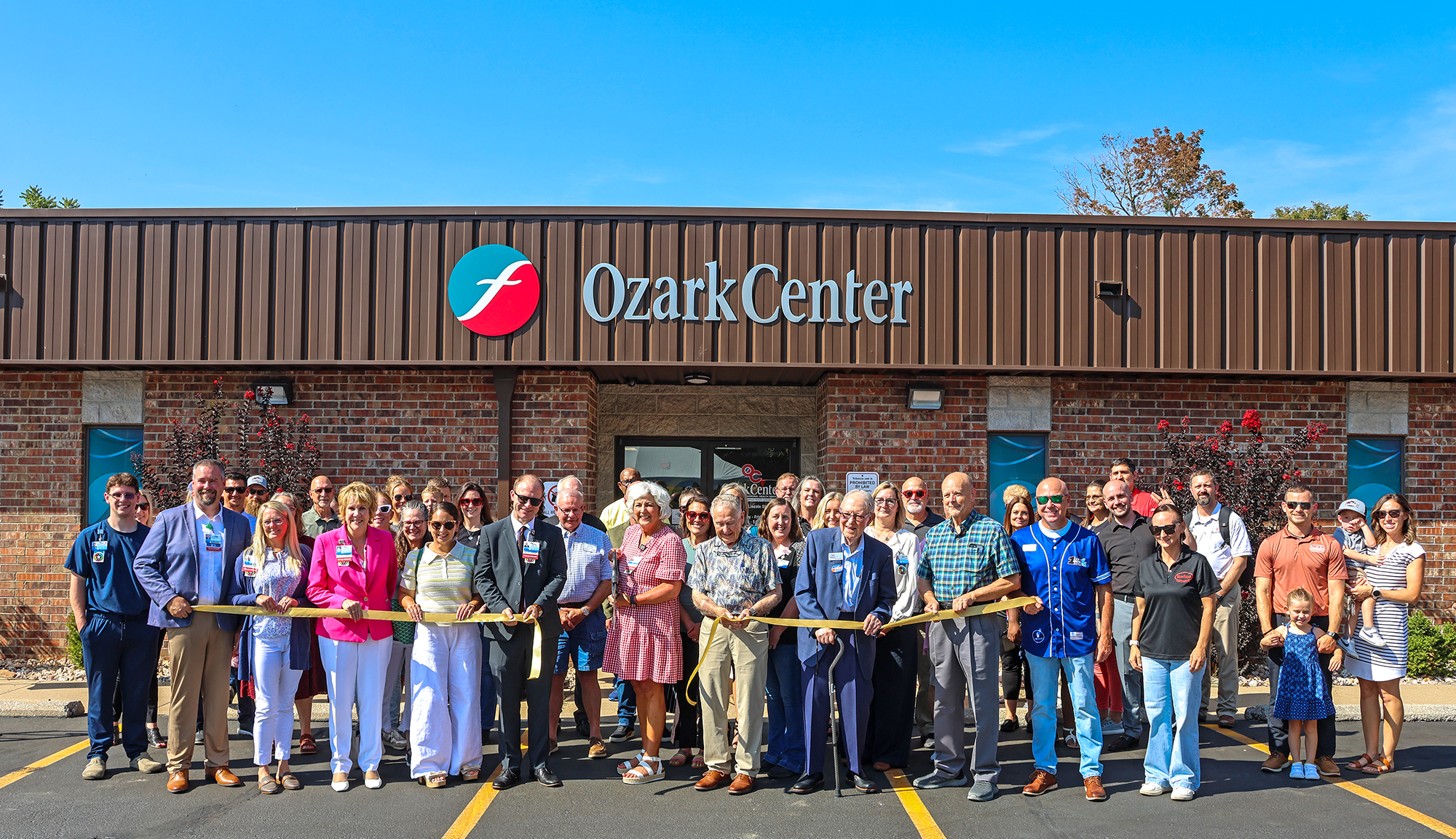 Ozark Center Neosho Open House ribbon cutting