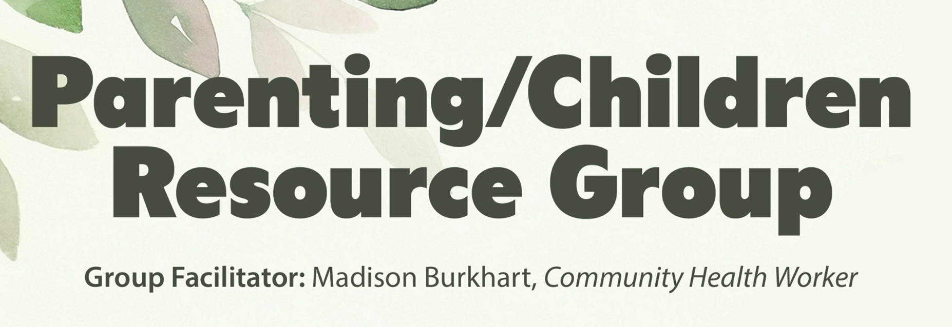 Parenting Children Resource Group Parenting Children Resource Group