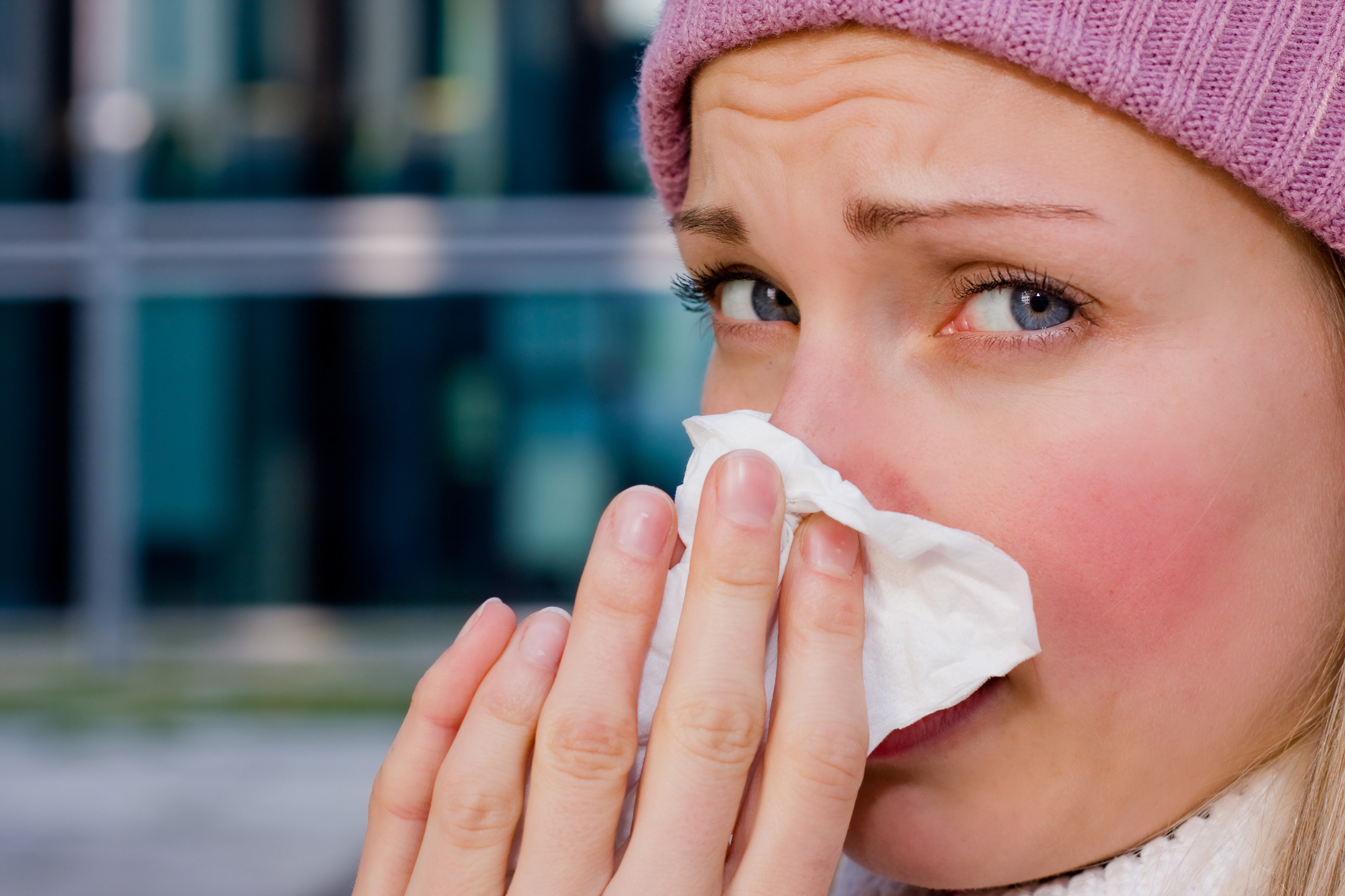 Woman with Flu Woman with Flu