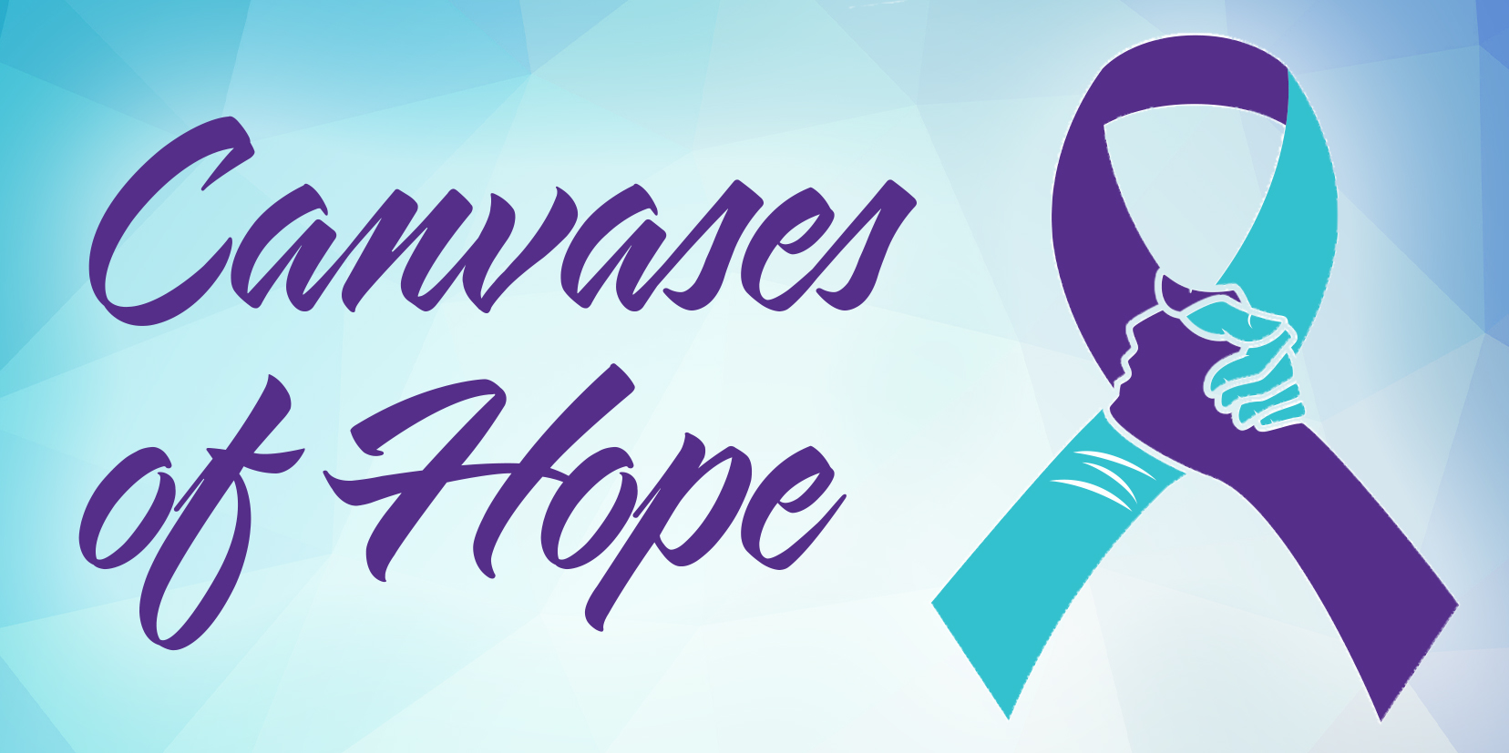 Suicide Prevention banner - canvases of hope