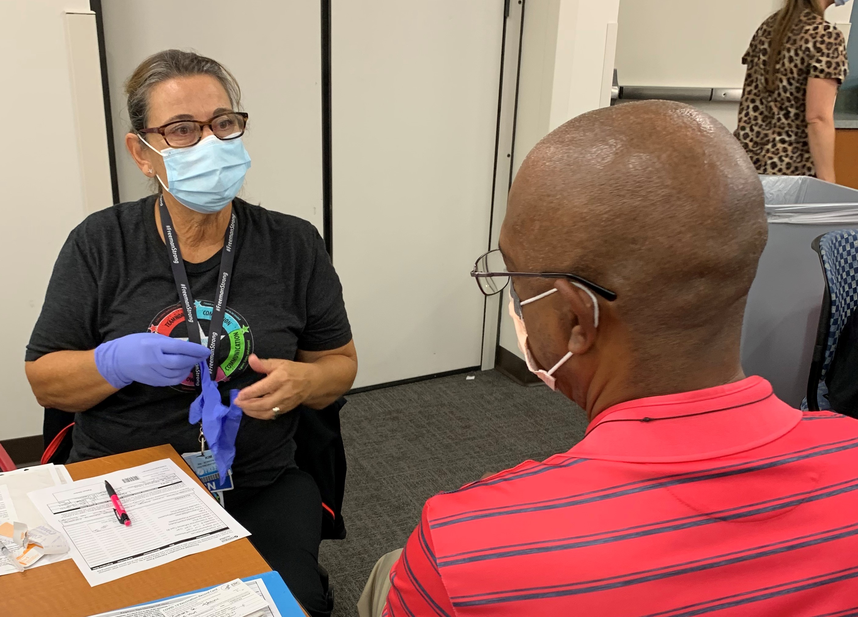 Freeman Employees Get Booster Shots