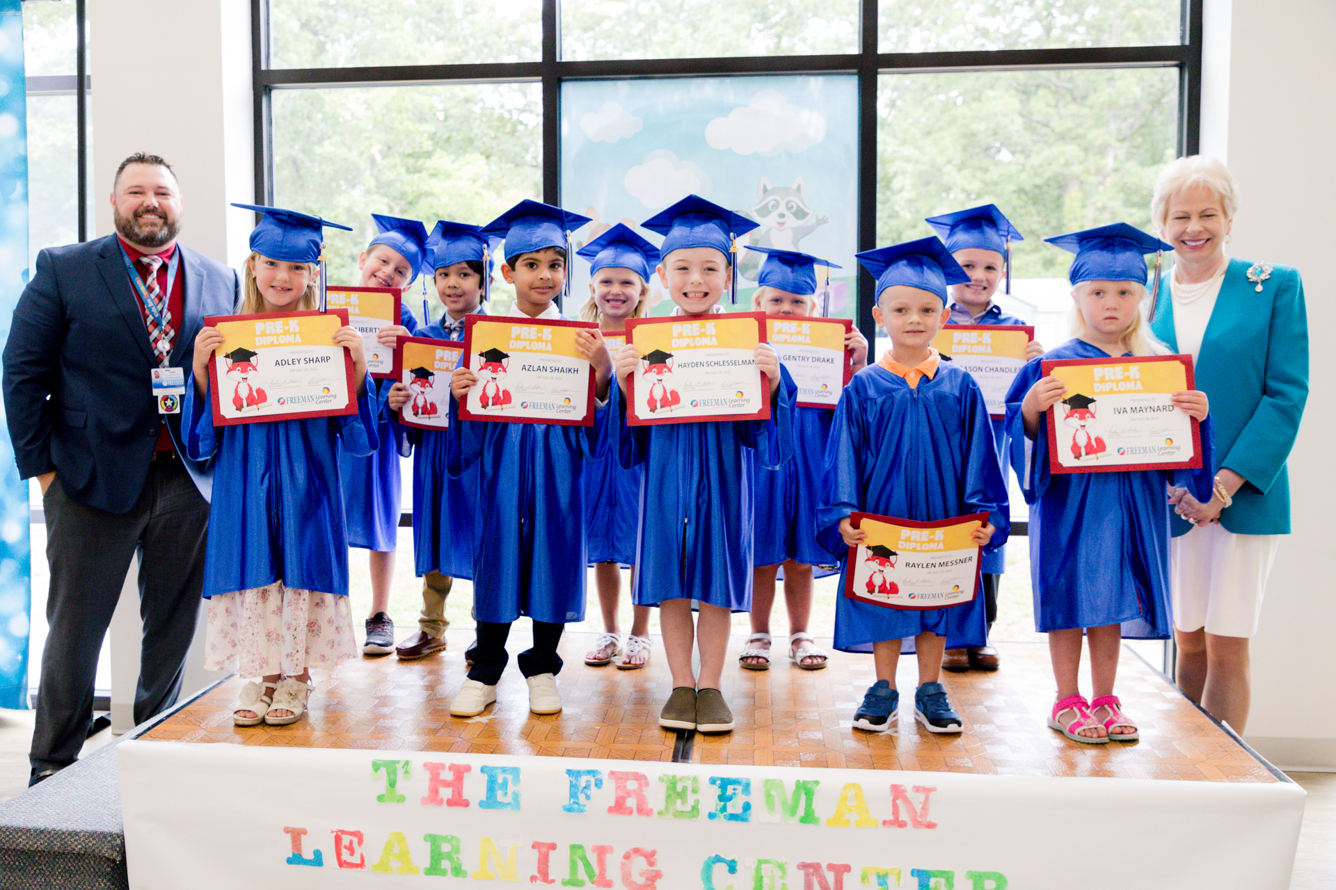 Freeman Holds Graduation for Learning Center’s First Class