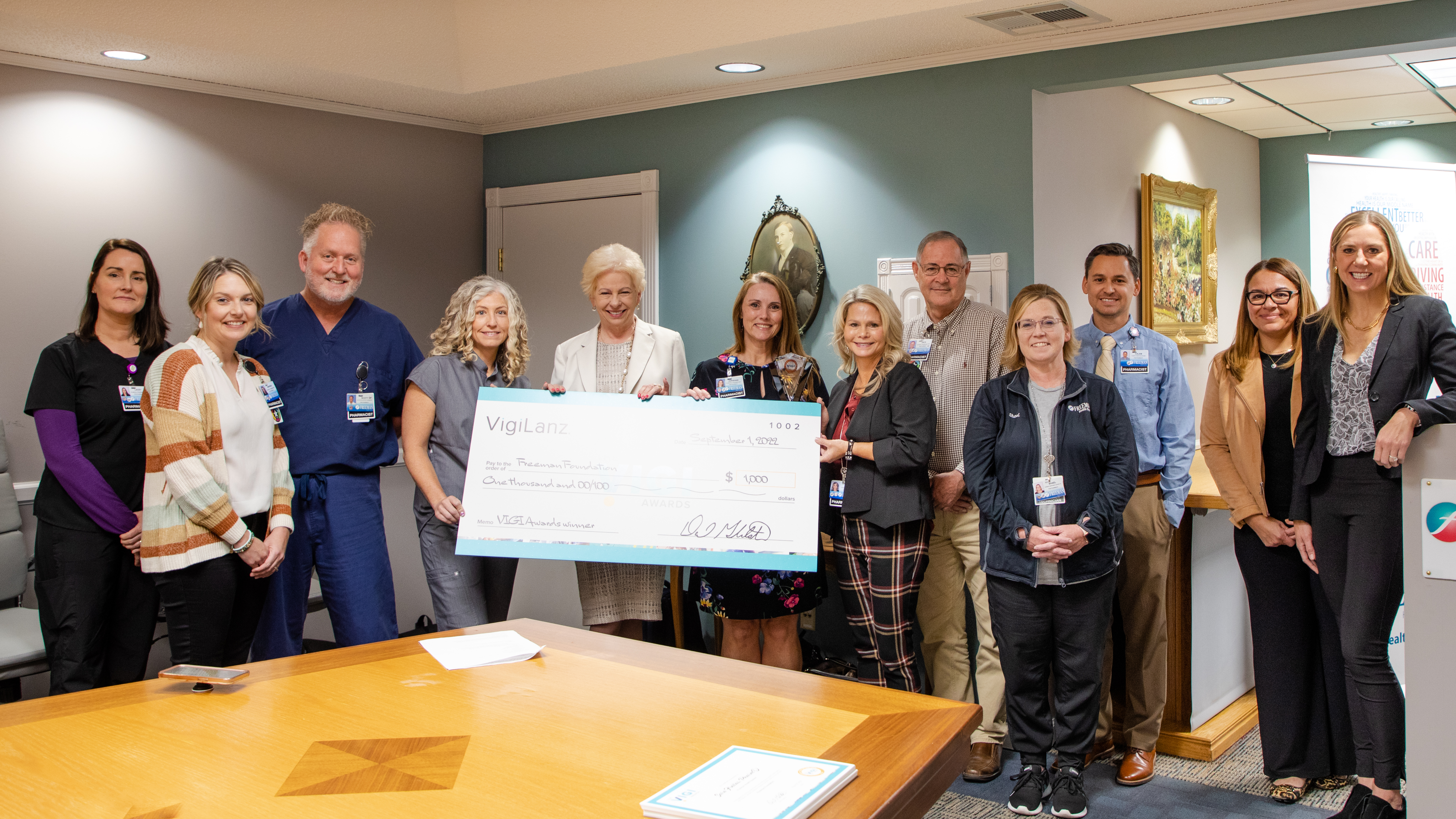 Freeman Earns Prestigious Pharmacy Team of the Year Award